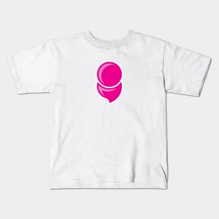 Mental Illness Semicolon PINK Kids T-Shirt